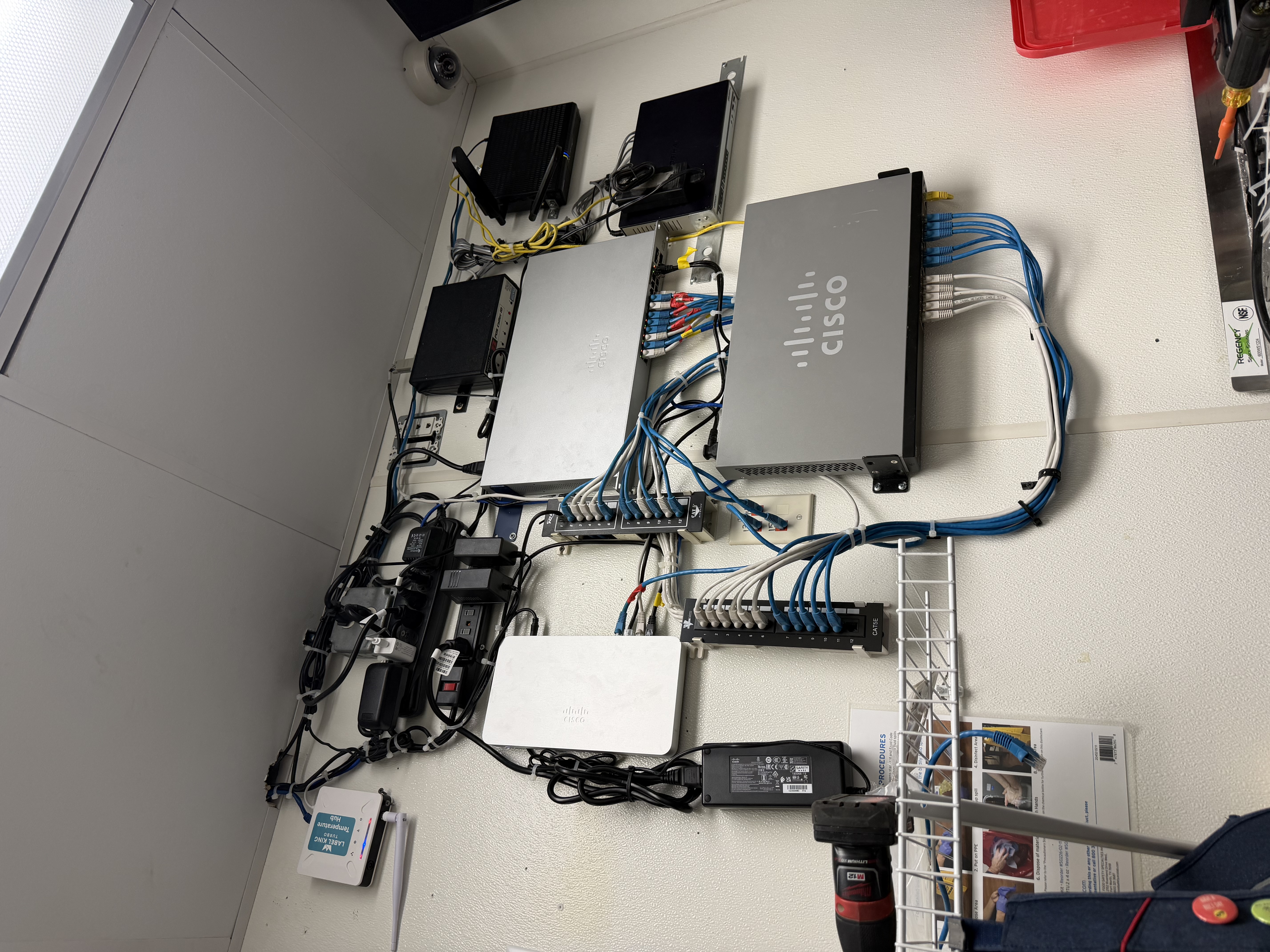 Commercial Network Wall Rework