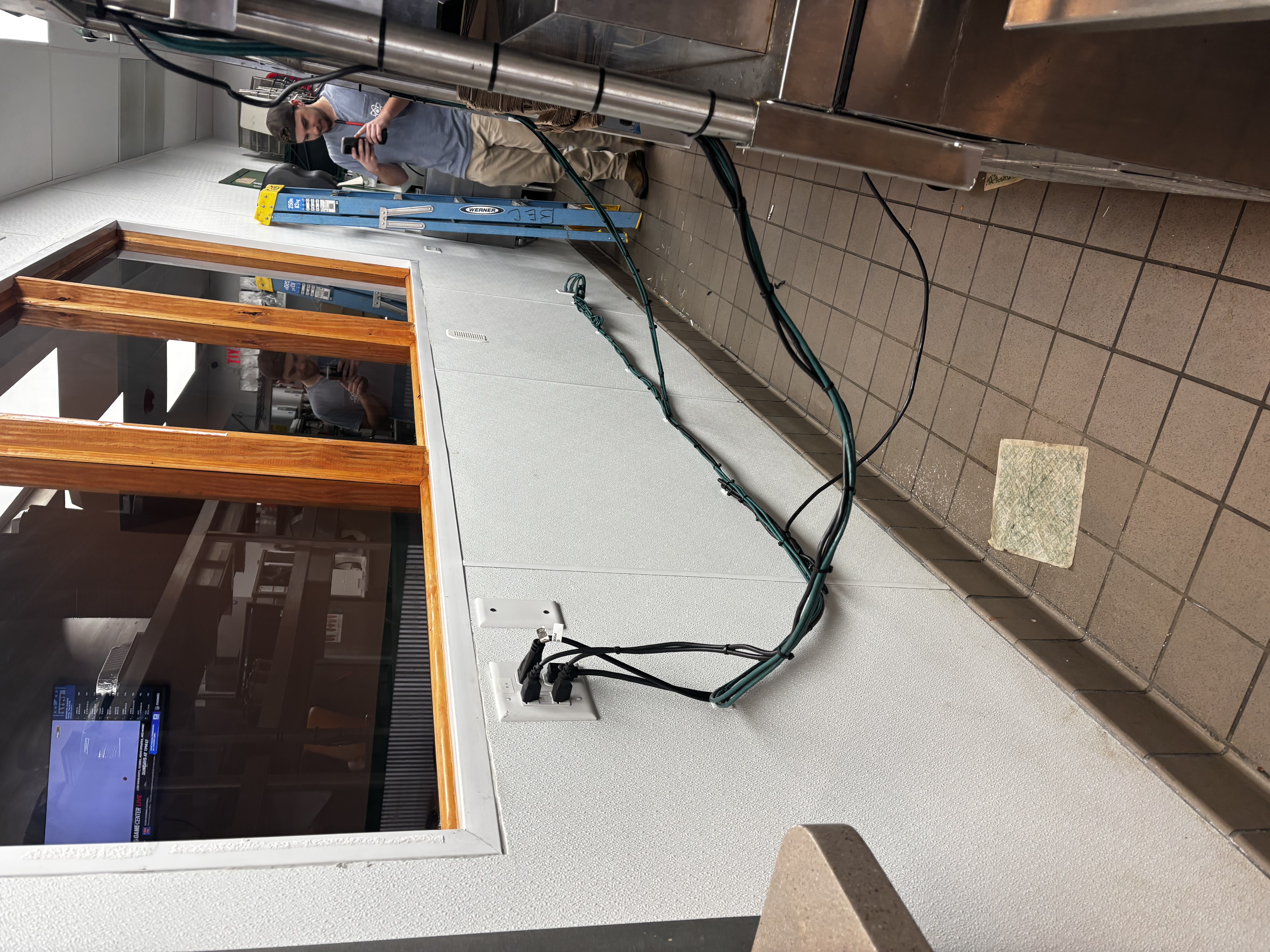 Wingstop Kitchen Network Wall